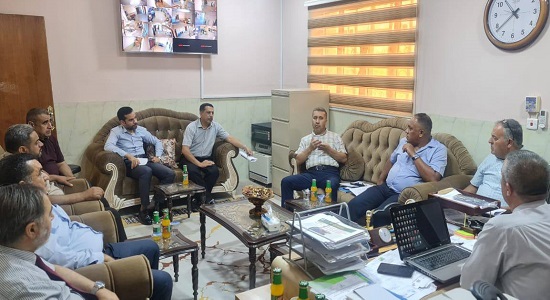 A delegation from the Ministry of Science and Technology visits the Upper Euphrates Basin Developing Centre at University of Anbar